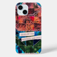 Tulip Quilt Cactus Flower & Ocean Fish Mosaic Art