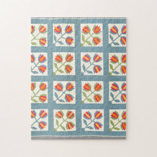 Tulip quilt jigsaw puzzle