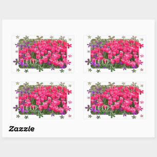 Tulip Rectangular Sticker