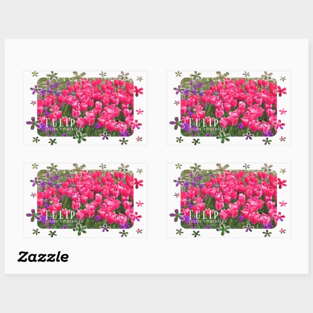 Tulip Rectangular Sticker (Sheet)
