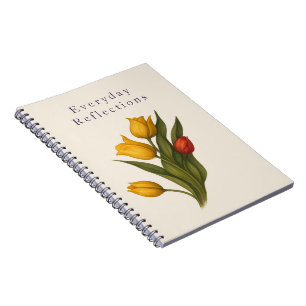 Tulip Reflections — Soft Ivory Luxe Journal