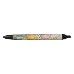 Tulip Reverie Black Ink Pen