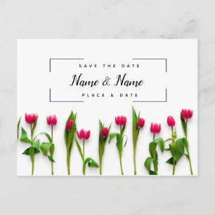 Tulip Save the Date Postcard