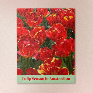 Tulip Season in Amsterdam Jigsaw Puzzle