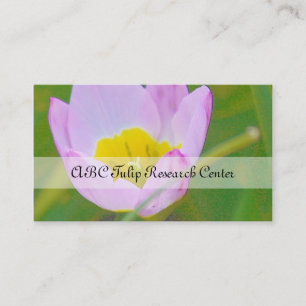 Tulip society business card