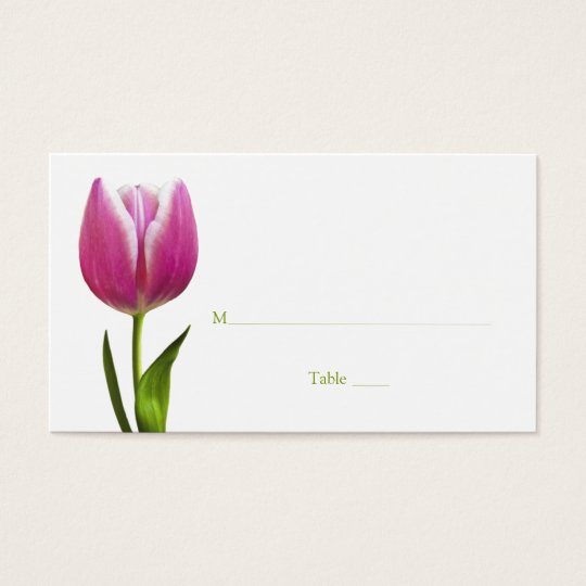 Tulip Special Occasion Place Card or Escort Card