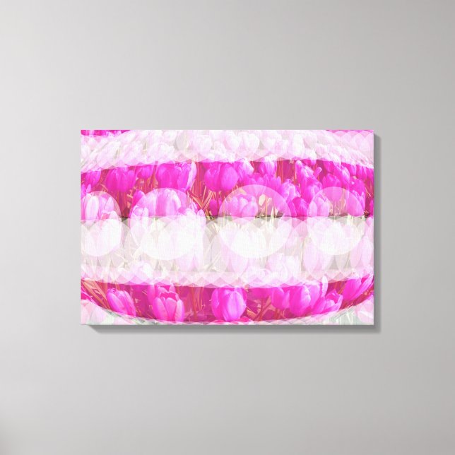 Tulip spirits art canvas print (Front)