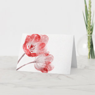 Tulip Swirls Card