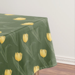 Tulip Tablecloth Festive Easter Flowers Tablecloth