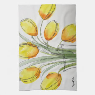 Tulip Tea Towel