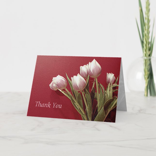 Tulip Thank You Card (Front)