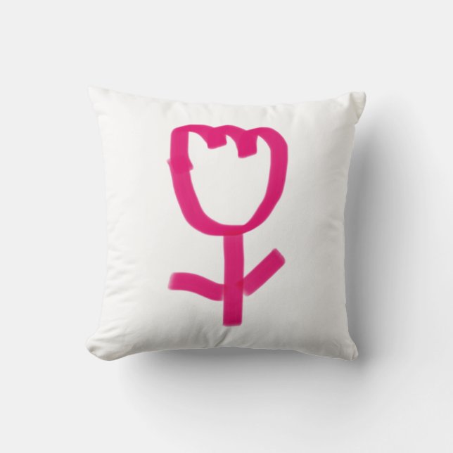 Tulip | Throw Pillow (Front)