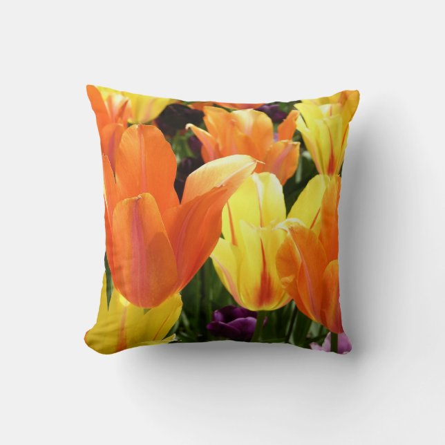 Tulip Throw Pillow (Front)