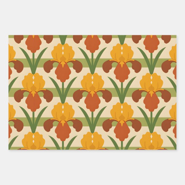 Tulip Time Wrapping Paper Sheet (Front)