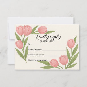 Tulip Together RSVP Card