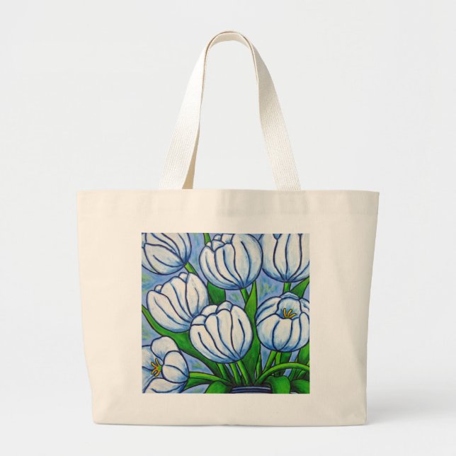 Tulip Tranquillity Tote Bag (Front)