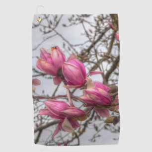 Tulip Tree Blossoms Golf Towel