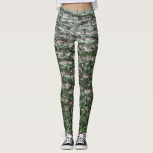 Tulip tree pattern leggings