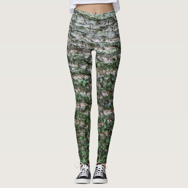 Tulip tree pattern leggings (Front)