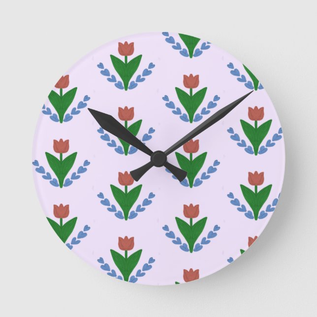   Tulip Wall Clock (Front)