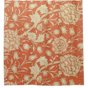Tulip Wallpaper 1875 William Morris Shower Curtain