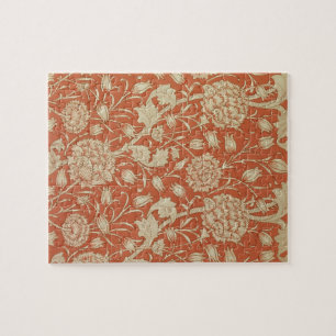 Tulip wallpaper design, 1875 jigsaw puzzle