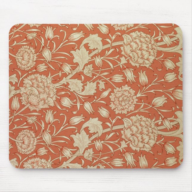 Tulip wallpaper design, 1875 mouse mat (Front)