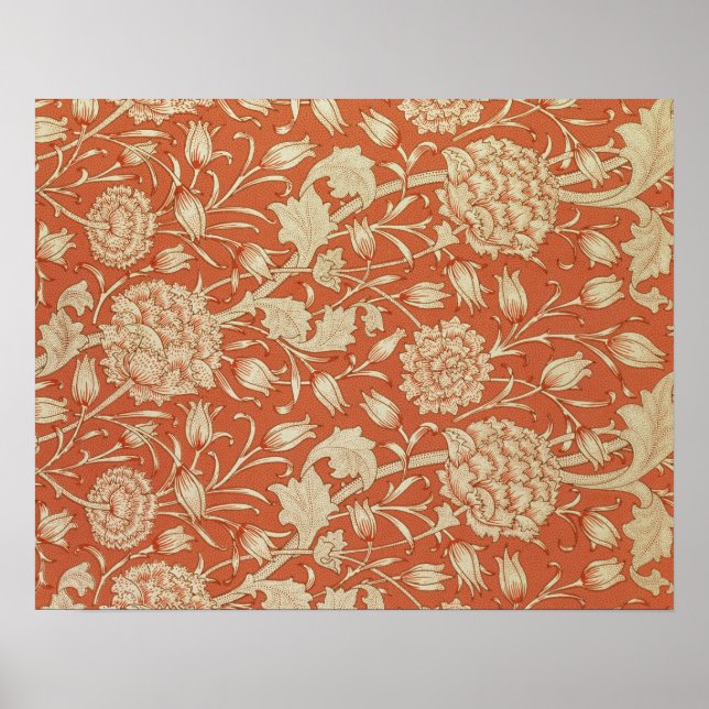 Tulip wallpaper design, 1875 poster (Front)