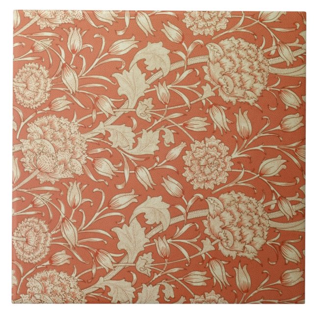 Tulip wallpaper design, 1875 tile (Front)