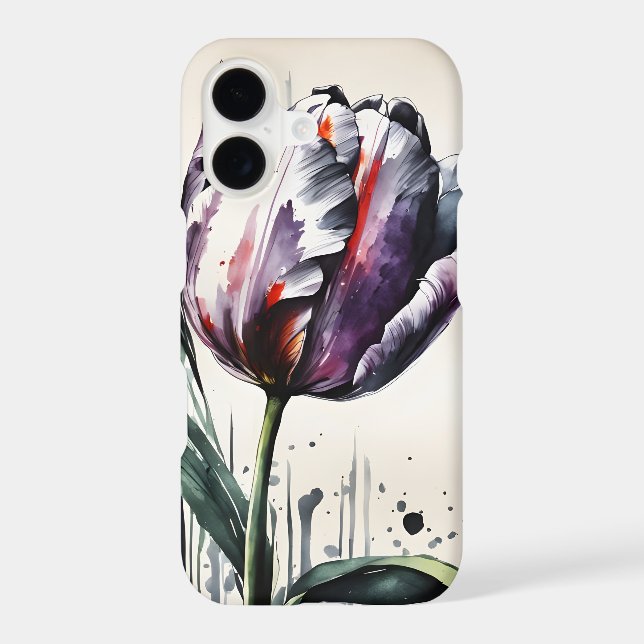 Tulip - Watercolor flowers (Back)