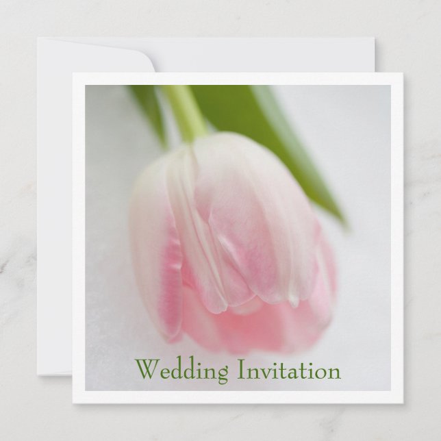 Tulip Wedding Invitation (Front)