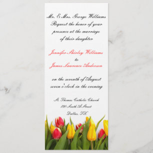 Tulip Wedding Invitation