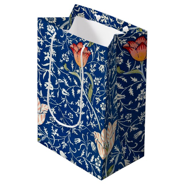 Tulip, William Morris Medium Gift Bag (Front Angled)