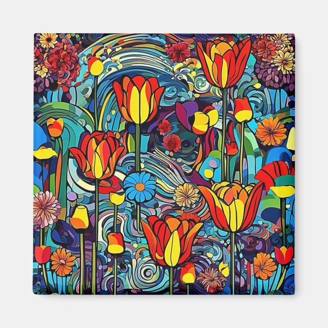 Tulipa 4 magnet (Front)