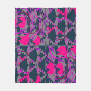 Tulipbulbs Roses Fleece Blanket