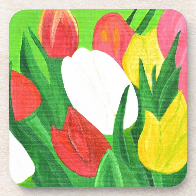 Tulips2 Coaster (Front)