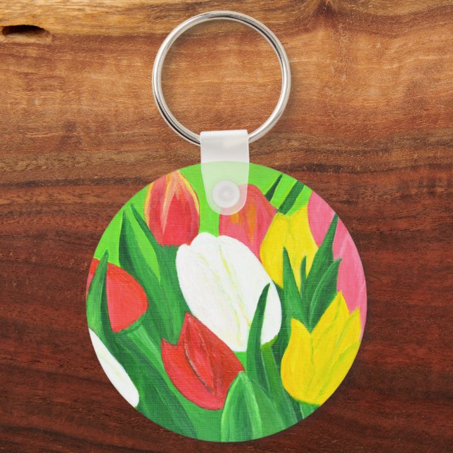 Tulips2 Key Ring (Front)
