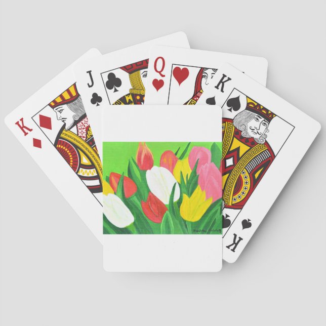 Tulips2 Playing Cards (Back)