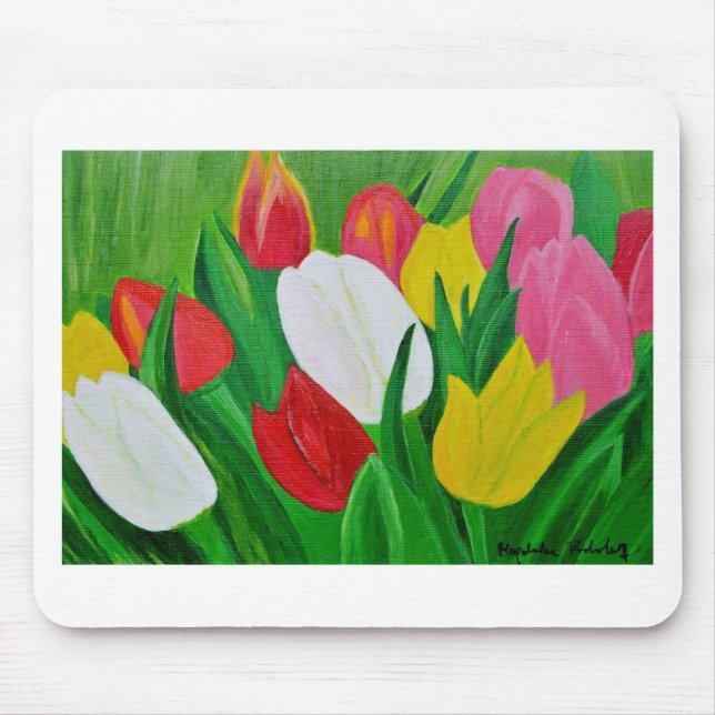 Tulips 2a mouse mat (Front)