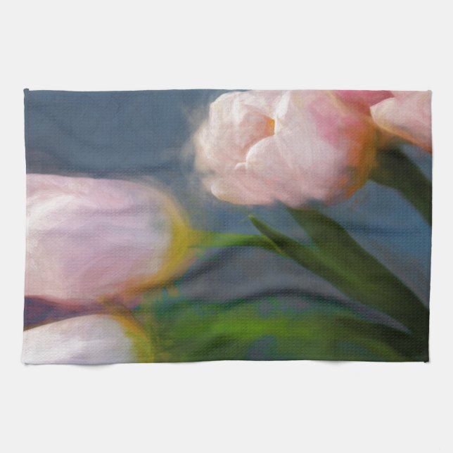 Tulips 3 tea towel (Horizontal)
