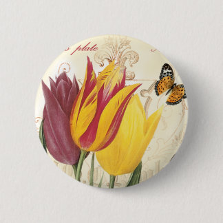Tulips 6 Cm Round Badge
