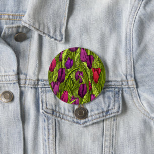 Tulips 7.5 Cm Round Badge