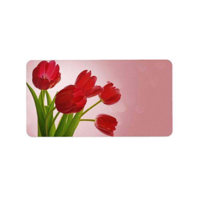 Tulips Address Label (Front)