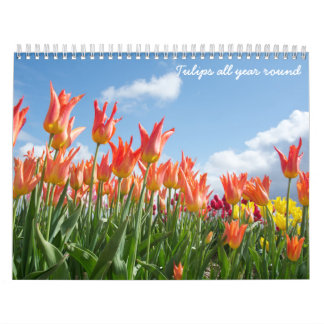 Tulips all year round calendar