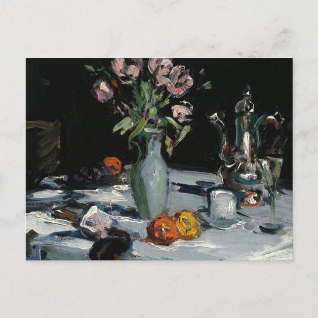 Tulips and a Coffee Pot | Samuel John Peploe Postcard (Front)