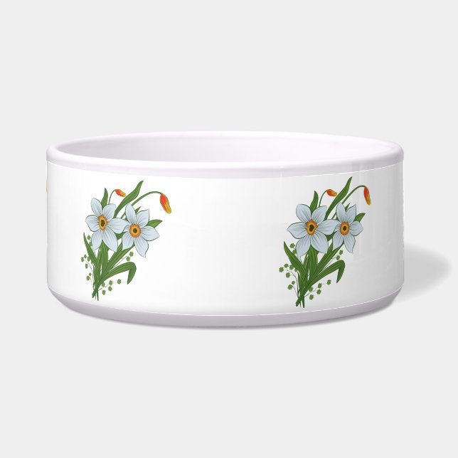 Tulips and Daffodils Flowers (Front)