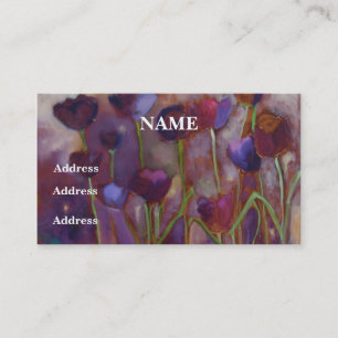 "Tulips And Fireflies" -  Business Cards