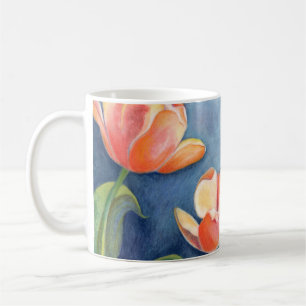 Tulips and Monarch Butterfly Coffee Mug