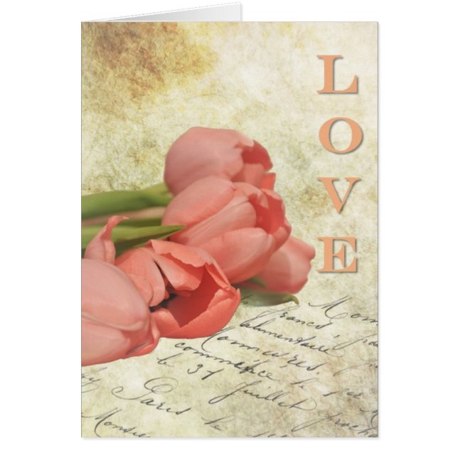 Tulips and Old Letter (Front)