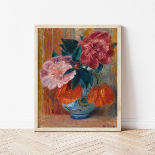 Tulips and Peonies   William James Glackens Poster